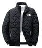 Men’s Geometric Quilted Zip-Up Jacket