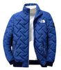 Men’s Geometric Quilted Zip-Up Jacket