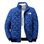 Men’s Geometric Quilted Zip-Up Jacket