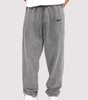 Distressed Cotton Relaxed Men's Lounge Pants