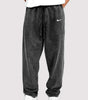 NK - Men's Distressed Cotton Relaxed Lounge Pants