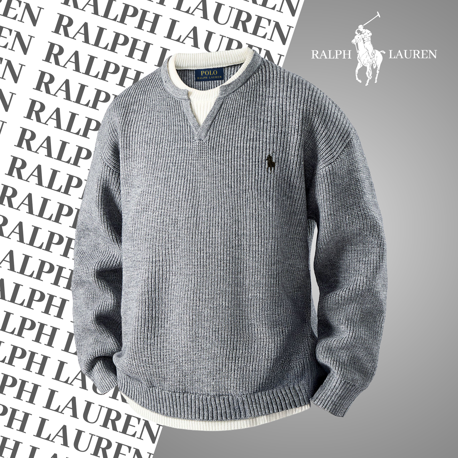 Textured Ribbed Knit Sweater || Clearance Sale
