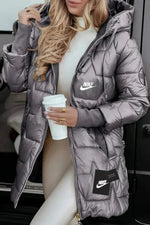 Quilted Hooded Puffer Coat
