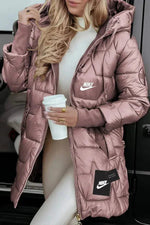Quilted Hooded Puffer Coat
