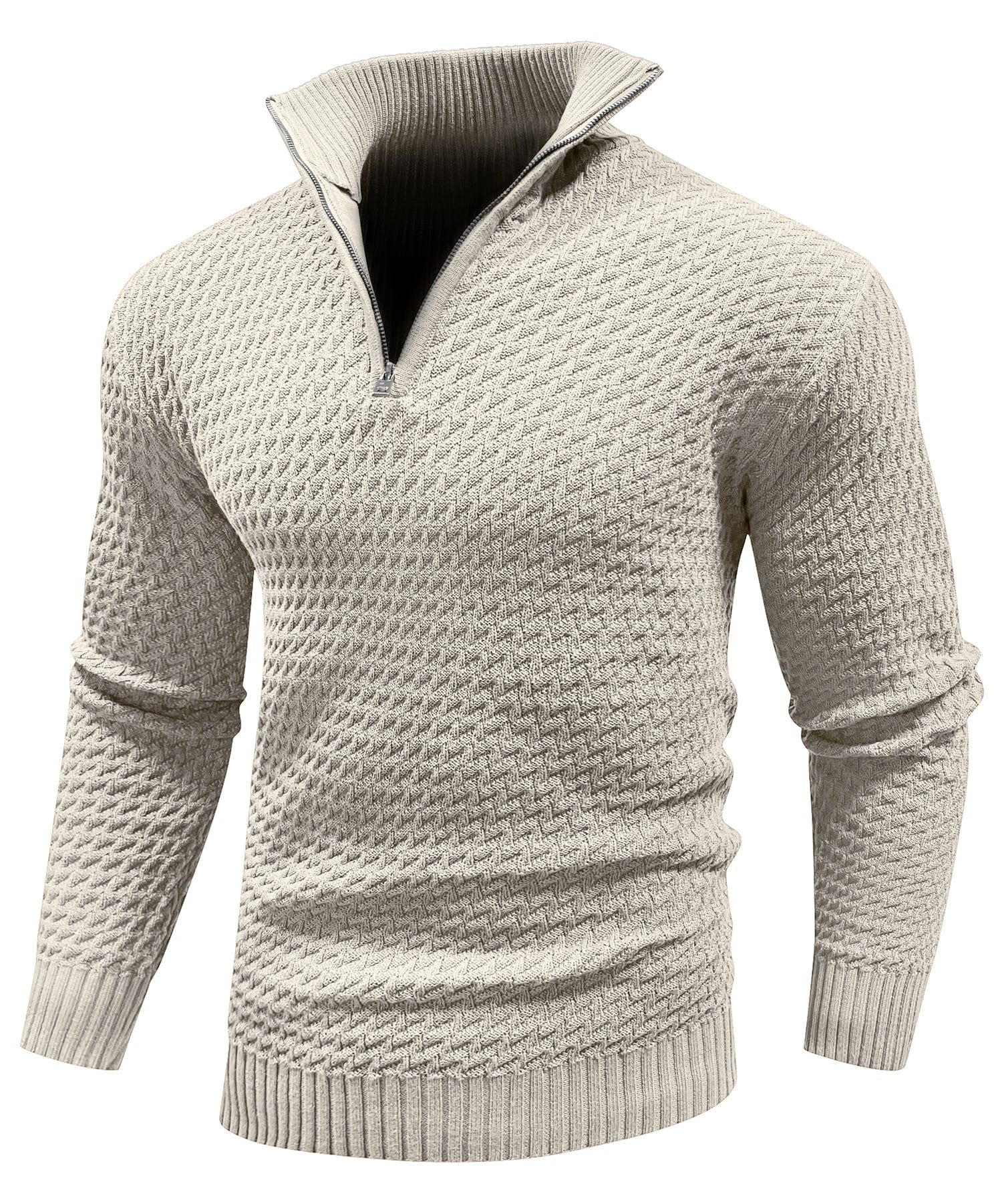 AlpenNord™ | Quarter-Zip Turtleneck Sweater